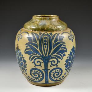 Vaso com motivos vegetais - Galileo Chini, Fornaci San Lorenzo, 1919-1930 aprox.